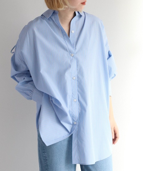 ブラウス シャツ ＣシールドサーフェスＣシャツＳ／Ｓ レディース cepo ブラウス シャツ アソートマルチウェイギャザーシャツ