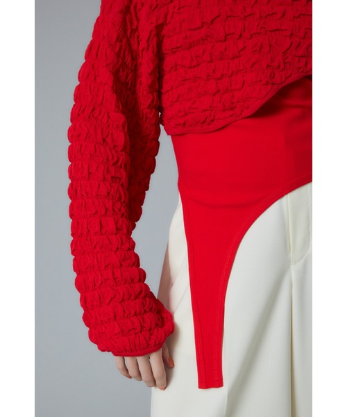 ニット セーター Wave hem knit tops　ウェーブヘムニットトップス レディース HeRIN.CYE ニット セーター Wave hem knit tops ウェーブヘム