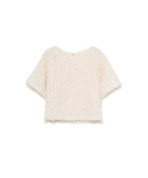 Stylevoice for xxx tシャツ ラメシャギークロップドトップス