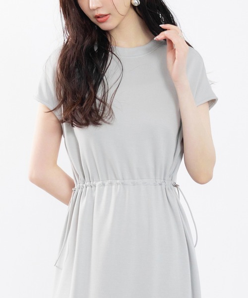 SAISON DE PAPILLON（セゾンドパピヨン） ワンピース ポンチ素材