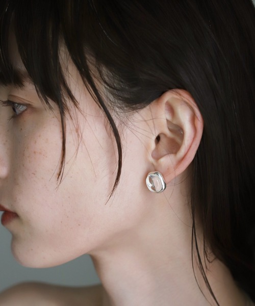 ピアス SILVER925 グラストウピアス レディース メンズの画像