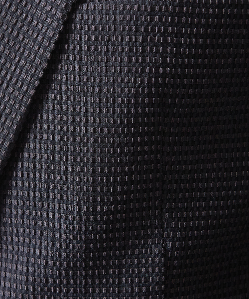 【ブラック】【セットアップ対応】ポリエステルレーヨン メッシュ ジャケット 5351 POUR LES HOMMES ジャケット テーラードジャケット