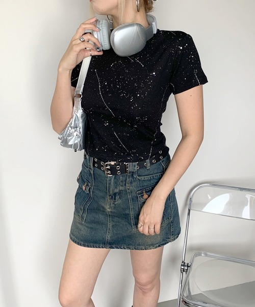 【  Jeans】ロゴプリント クロップド Tシャツ 半袖 楽天市場】クロップド tシャツ ロゴの通販