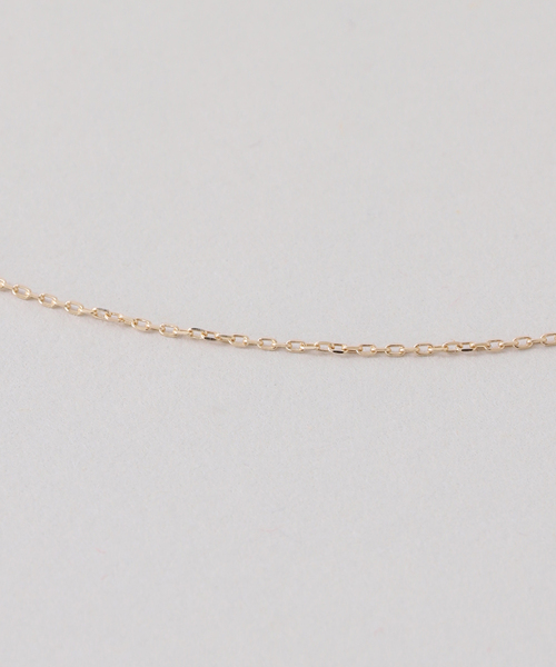 Lilas ネックレス オニキスTバー50cmネックレス K10 レディース