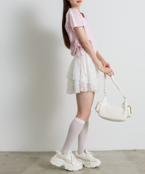 スカート レースティアードミニスカート 1042010010 レディース  