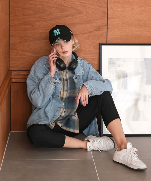 DONOBAN（ドノバン） スラックス パンツ フロッキードットパンツ