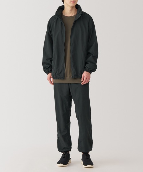 無印良品 パンツ 「MUJI WALKER」紳士 撥水ナイロンウィンド