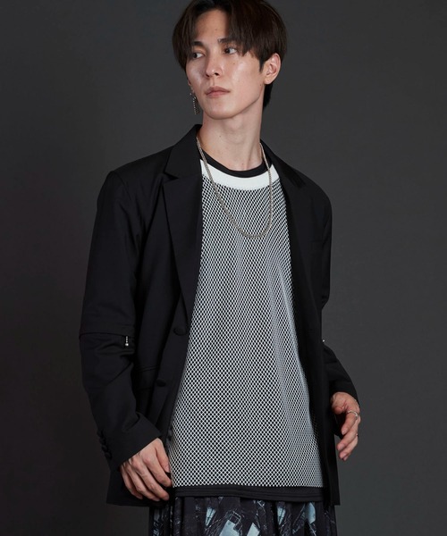 メッシュ　ロンT サイズL メッシュロンT | ファッション通販サイト NUGU