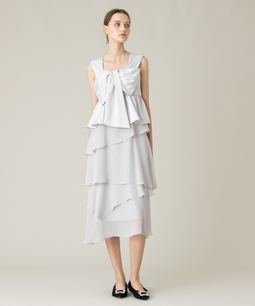 【LOULOU WILLOUGHBY】シフォンミーリアワンピース LOULOU WILLOUGHBY（ルルウィルビー） ワンピース 「LOULOU WILLOUGHBY