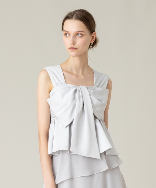 【LOULOU WILLOUGHBY】シフォンミーリアワンピース LOULOU WILLOUGHBY ワンピース 「LOULOU WILLOUGHBY」シフォン