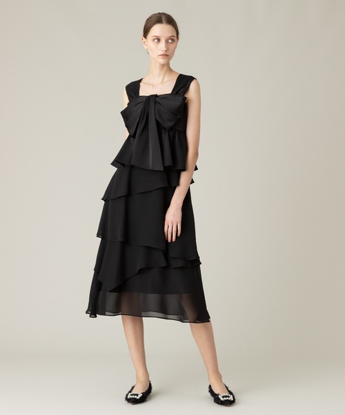 【LOULOU WILLOUGHBY】シフォンミーリアワンピース LOULOU WILLOUGHBY（ルルウィルビー） ワンピース 「LOULOU WILLOUGHBY