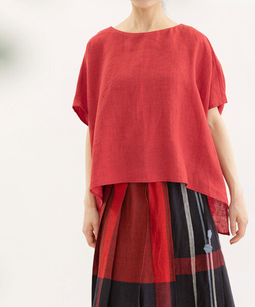 nop de nod（ノップドゥノッド） ブラウス シャツ Cielリネンノー