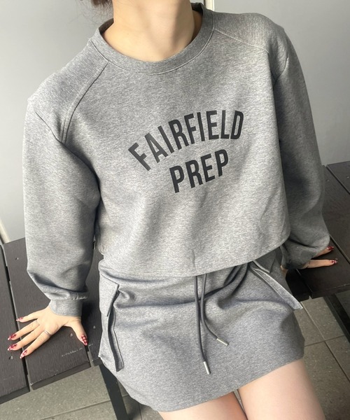 セットアップ ラメ素材 コンパクト丈スウェット＋ミニスカートセットアップ レディース | LACーVERT | 09