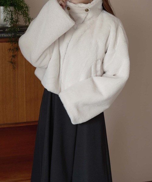 Ambre Neige（アンブルネージュ） アウター フェイクファーコート/WEB