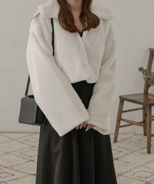 Ambre Neige（アンブルネージュ） アウター フェイクファーコート/WEB