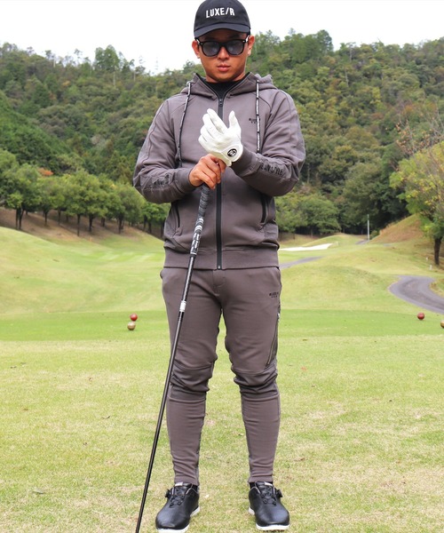 スウェットパンツ ジャージ (RM)「LUXE/R GOLF」ストレッチ フリース