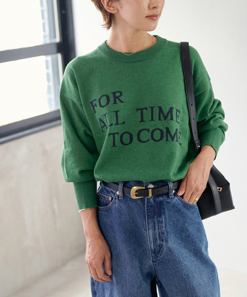 ニット セーター 「追加」コットンカシミヤロゴニット レディース JOURNAL STANDARD relume ニット セーター 「追加2」コットン