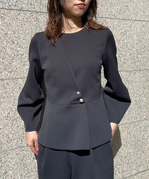 kaene(カエン) ハイストレッチブラウス／010461／フォーマル／セレモニー／ kaene ブラウス シャツ kaene(カエン) ハイストレッチブラウス