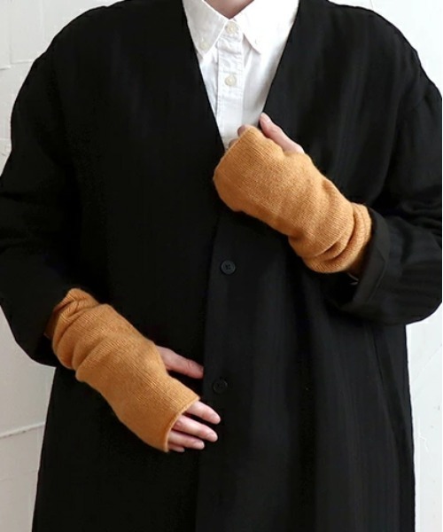 アームカバー AND WOOL カシミヤアームウォーマー レディース メンズ