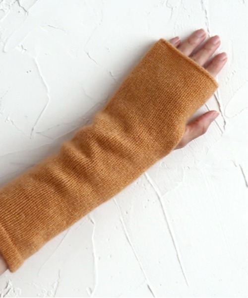 アームカバー AND WOOL カシミヤアームウォーマー レディース メンズ