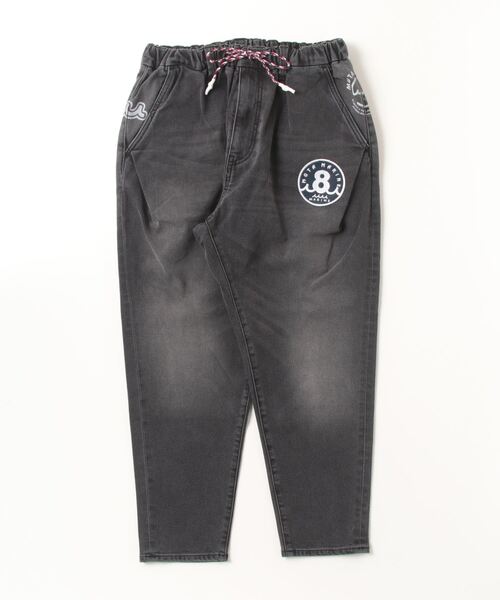 muta MARINE ストレッチデニムパンツ グレー Lサイズ muta MARINE（ムータマリン） ワイドパンツ ジーンズ muta MARINE