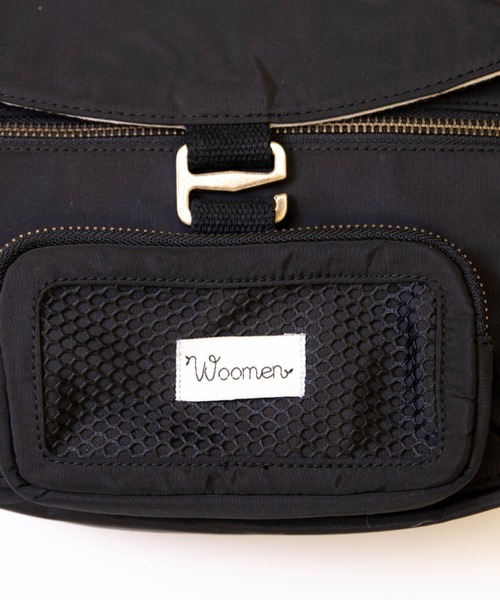 ☆*様 BALMAIN 正規品 新品　ロゴ ボディバッグ　ウエストポーチ　モノグ ウエストポーチ ウエストバッグ 「WOOMEN」ボディバッグ ウエスト