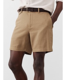 Cider◆リネンブレンド プリーツ ショートパンツ【送料込み】 BANANA REPUBLIC パンツ FACTORY STORE 7インチ リネンブレンド