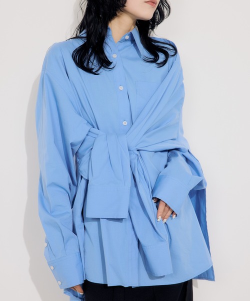 ブラウス シャツ THROW DESIGN LOOSE SH デザイン ルーズ シャツ レディース THROW by SLY ブラウス シャツ DESIGN LOOSE SH デザイン ルーズ