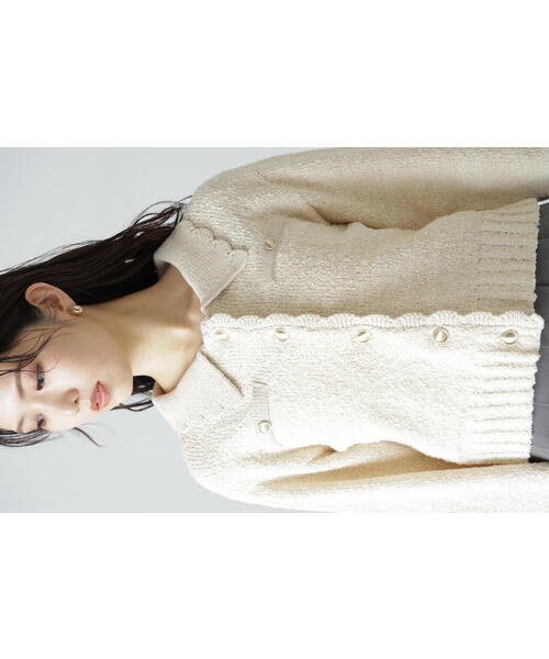 FREE'S MART（フリーズマート） カーディガン 「WEB限定」ミニブークレ