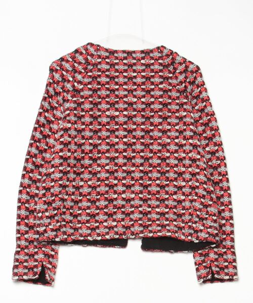 Coohem（コーヘン） ノーカラージャケット 38 レッド レディース