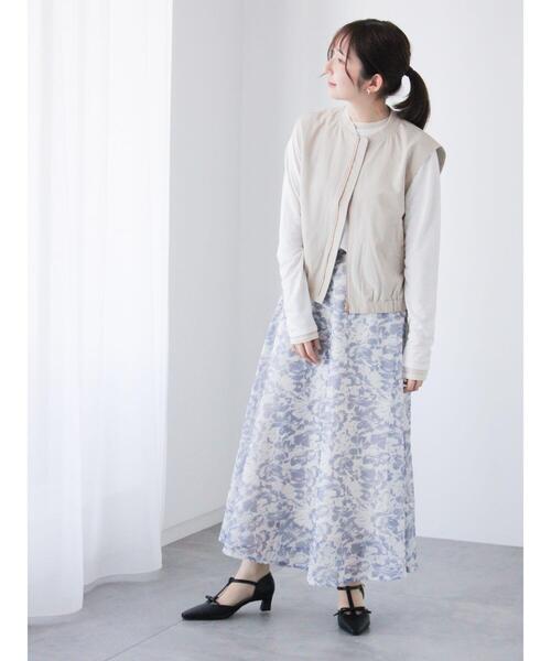 ベスト ジレ MA-1ショートベスト「2025spring catalog item」 レディース Te chichi TERRASSE ベスト ジレ MA-1ショートベスト