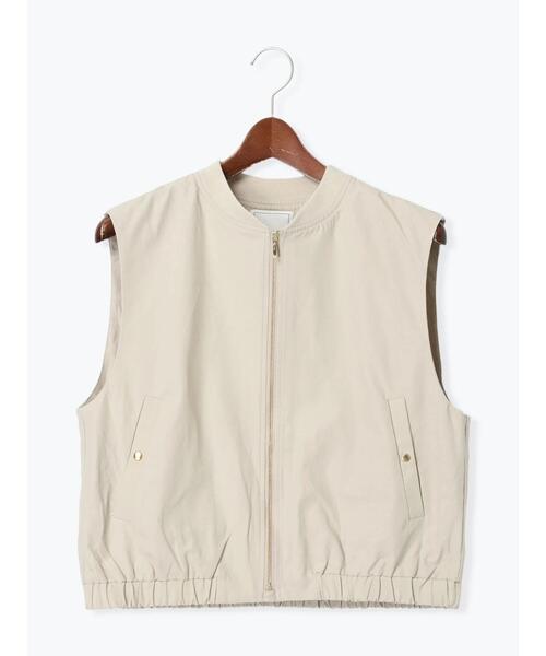 ベスト ジレ MA-1ショートベスト「2025spring catalog item」 レディース Te chichi TERRASSE ベスト ジレ MA-1ショートベスト