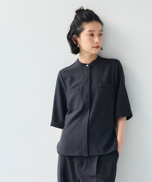 CROSS FUNCTION（クロスファンクション） ブラウス シャツ 「シワに