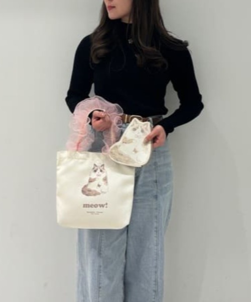 サマンサタバサプチチョイス Samantha Thavasa Petit Choice トートバッグ キャッツコレクション ミニトートバッグ ラグドール  ブランド 正規品 新品 ギフト プレゼント 人気 おすすめ 誕生日 記念日 クリスマス 送料無料 ラッピング無料 Samantha Thavasa Petit Choice（サマンサタバサプチチョイス） トート