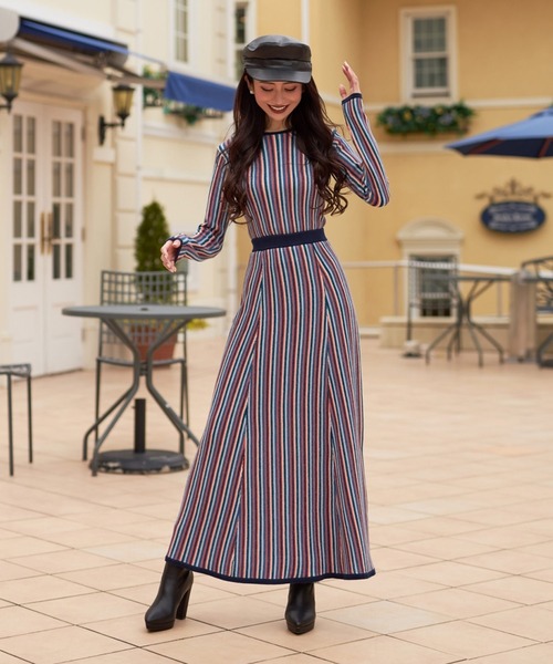 「emiriawiz」 ニットワンピース MEDIUM ピンク レディース_画像4