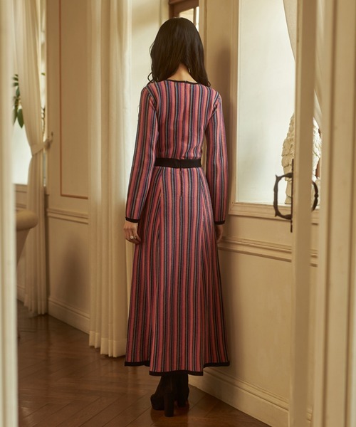 「emiriawiz」 ニットワンピース MEDIUM ピンク レディース_画像7