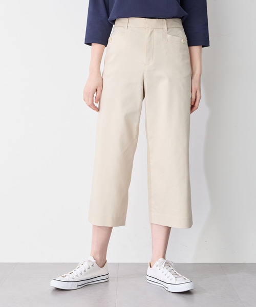 かぐれ　新品　今季　コットンクロップドパンツ　ホワイト　2025春夏 楽天市場】コットンクロップドパンツ／かぐれ（kagure） : 丸井