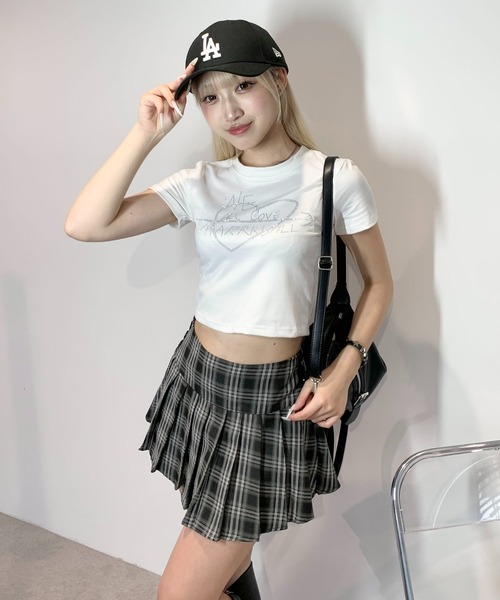 ドルガバ　Tシャツ ラインストーンロゴ　黒　ピチT y2k ドルガバ Tシャツ ラインストーンロゴ 黒 ピチT y2k