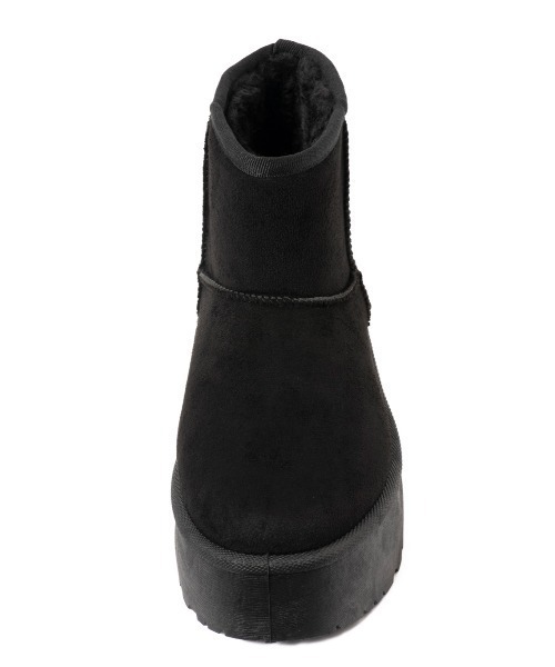 「R&E」 ムートンブーツ M ベージュ系その他 レディース_画像7