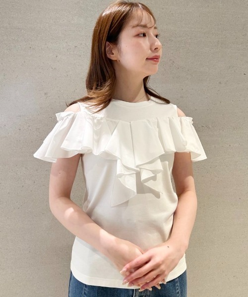 CELFORD - セルフォード　カットソー　ラッフルフリル SALE／50%OFF】CELFORD ラッフルフリルカットソー セルフォード