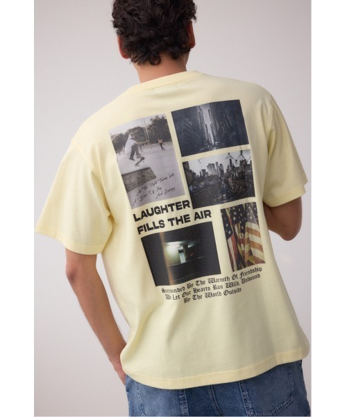 WILDBLUE 自画像Tシャツ AZUL BY MOUSSY（アズールバイマウジー） tシャツ バックフォト