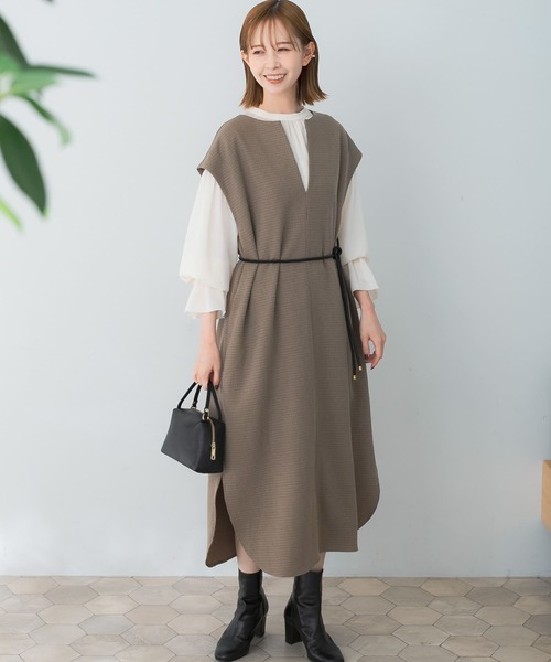 URBAN RESEARCH ROSSO WOMEN」 ノースリーブワンピース FREE