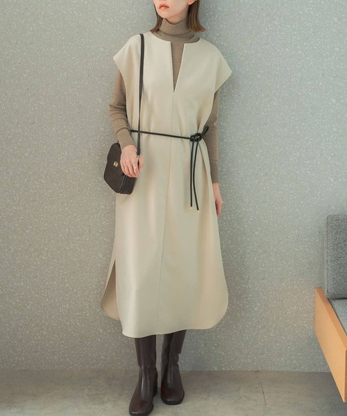URBAN RESEARCH ROSSO WOMEN」 ノースリーブワンピース FREE