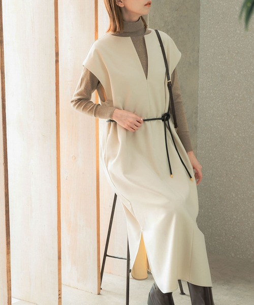 URBAN RESEARCH ROSSO WOMEN」 ノースリーブワンピース FREE