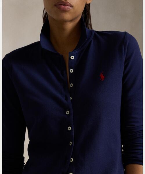 POLO RALPH LAUREN ブラウス シャツ ボタンドプラケット ロング