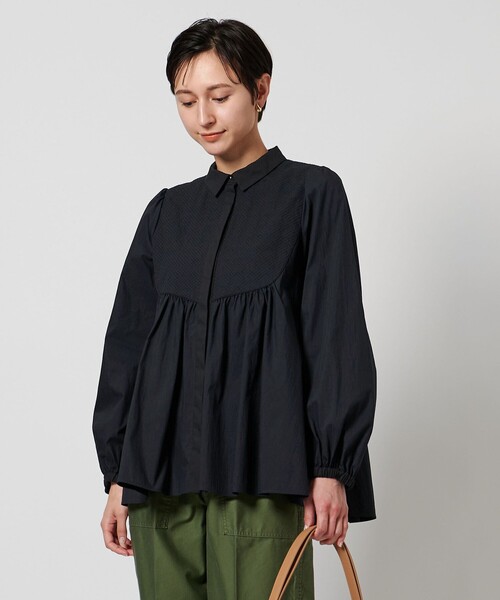 UNITED ARROWS ブラウス シャツ エンブロイダリー ロング