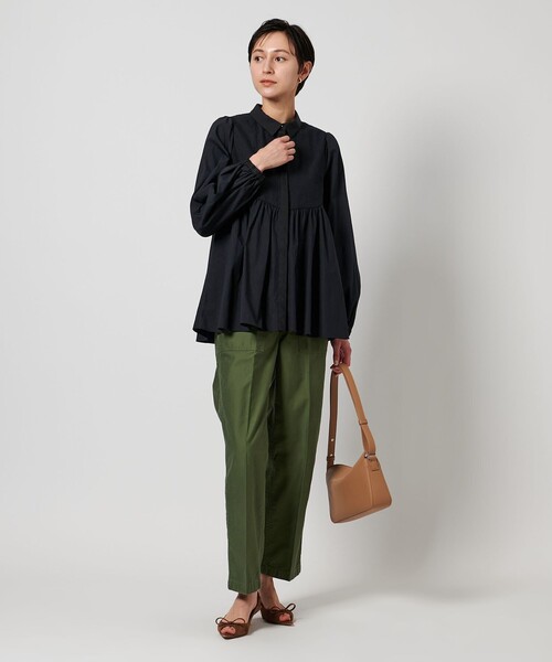 UNITED ARROWS ブラウス シャツ エンブロイダリー ロング