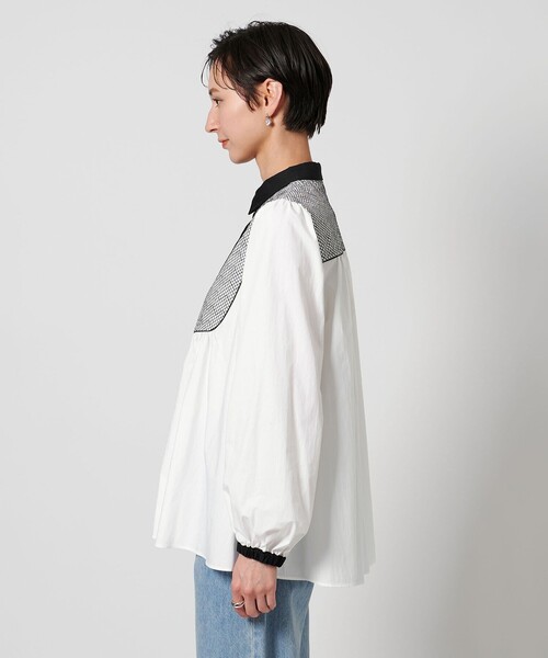 UNITED ARROWS ブラウス シャツ エンブロイダリー ロング