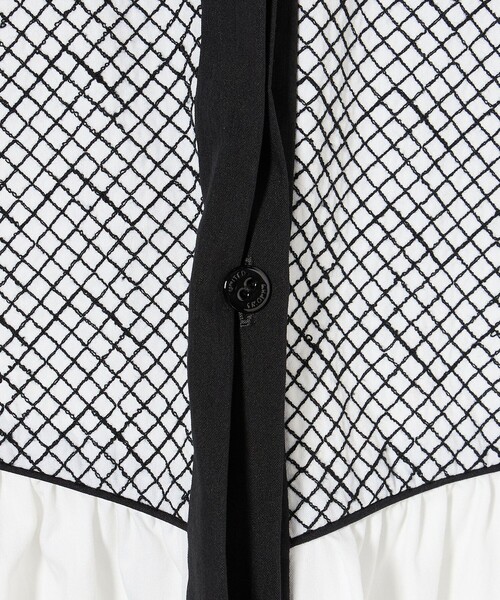 UNITED ARROWS ブラウス シャツ エンブロイダリー ロング
