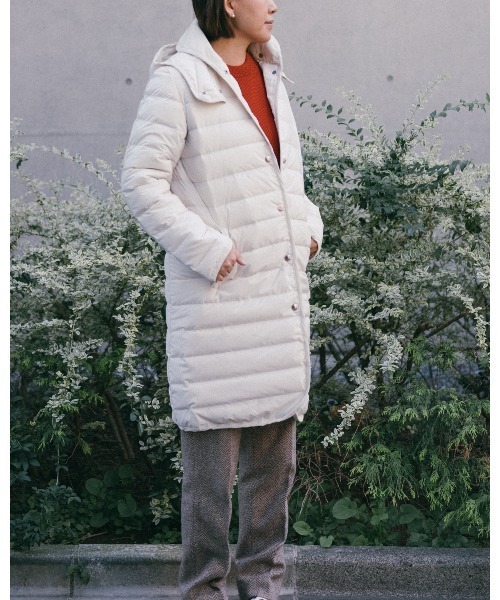 「Vincent et Mireille」 ダウンコート 34 ネイビー レディース_画像2